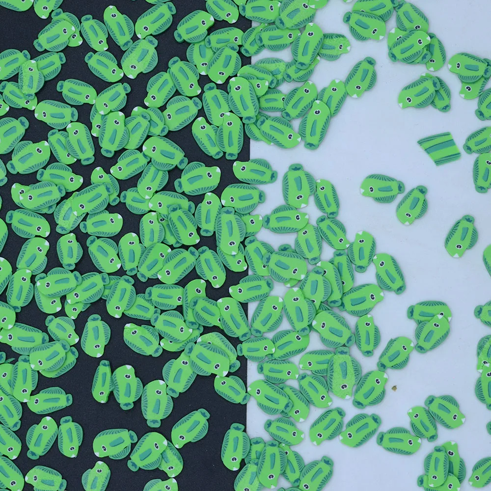 100 г/Лот полимерная Горячая глина ломтики рыбы милые конфетти для рукоделия