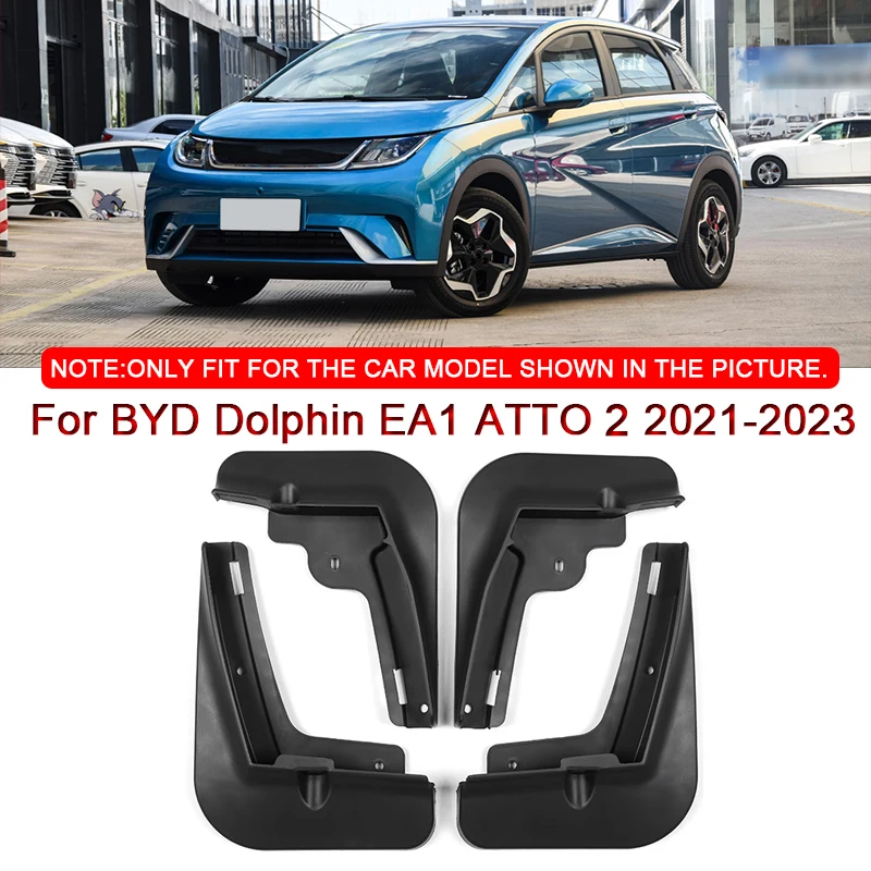 

4 шт., брызговики для BYD Dolphin EA1 ATTO 2 2021-2023