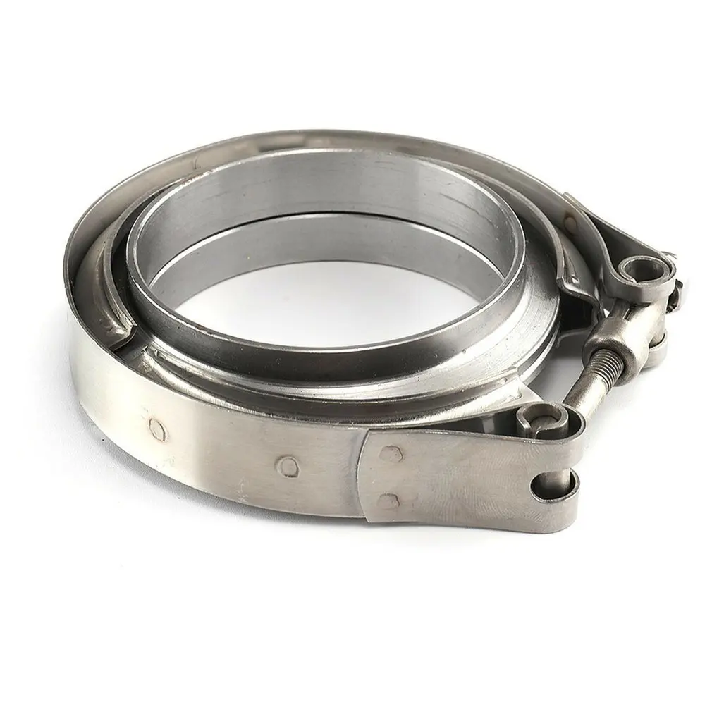 

V-shaped Stainless Steel Hose Clamp Pipe Clamp Flange Clamp Flange Turbo Exhaust Automobile Modified Accessory