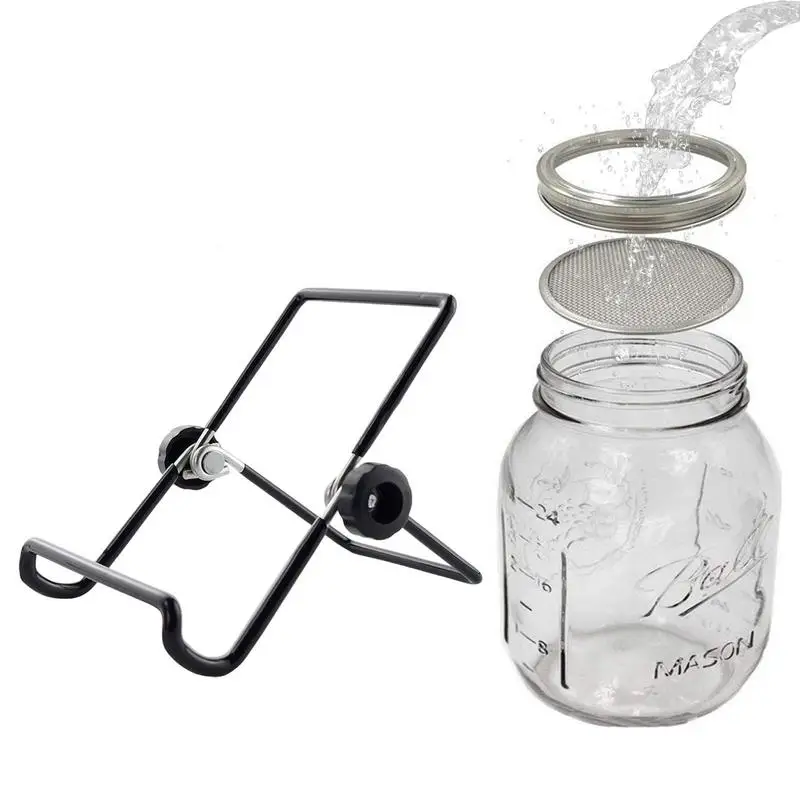 

Seed Sprouting Jar Stainless Steel Sprouting Lids For Regular And Wide Mouth Mason Jars Sprouts Growing Kit For Eating Alfalfa