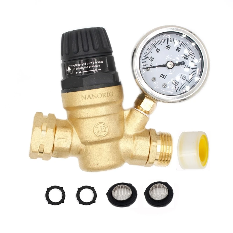 

Handle Adjustable Water Pressure Reducer Water Pressure RegulatorValve G6KA