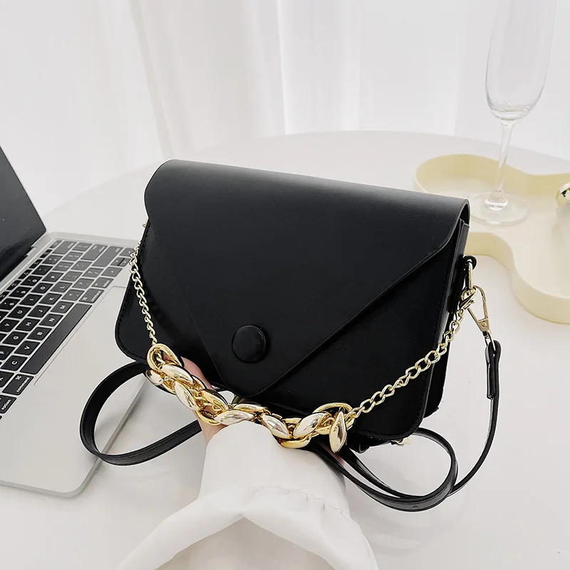 

Diinovivo Fashion Flap Bag For Women Chain Handbag 2022 Ladies Shoulder Bag PU Leather Messenger Bag Small Square Bags WHDV2091