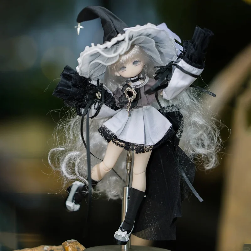 Фото Коллекционная фигурка Momotale 1/8 Mjd Articulated Implant Hair Doll Momo Series Witch Outfit Paradise Blind Box — сюрприз для девочек, подарок, игрушка №5