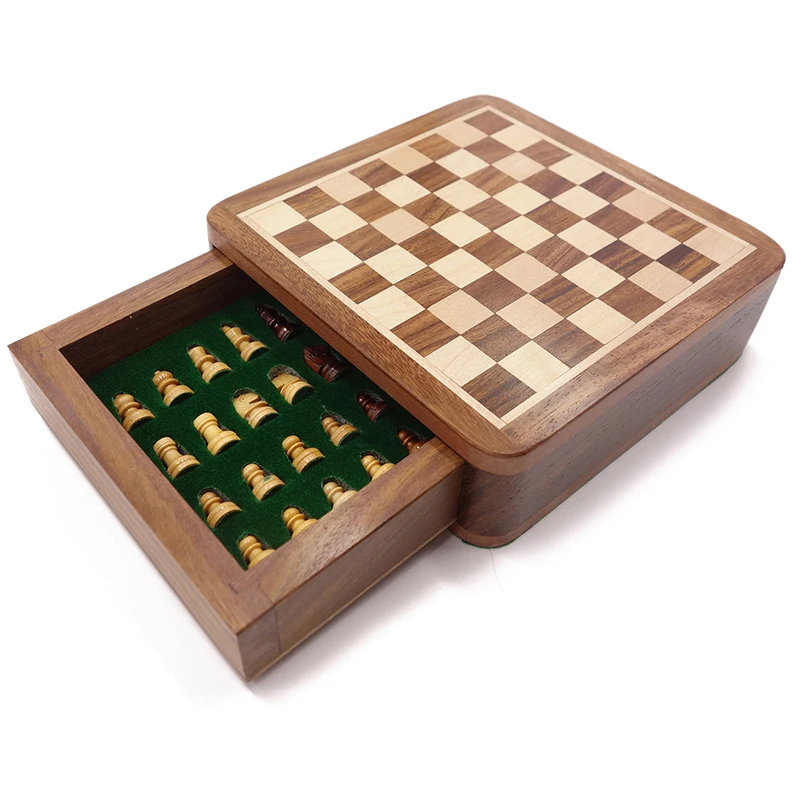 

Wooden Professional table Chess Portable Table Luxury Travel Chess Games Children High Quality juegos de mesa entertainment