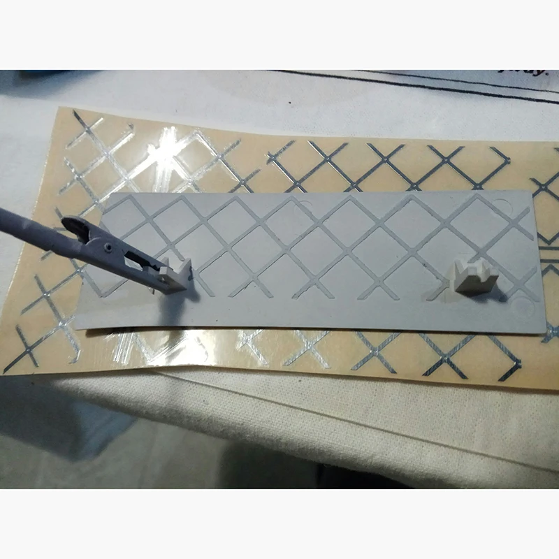 Имитация металлической наклейки спойлер украшение обновление для 1/14 Tamiya RC Truck