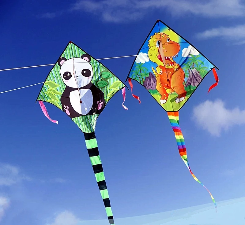 Бесплатная доставка воздушный змей динозавра летающий детский с пандой игрушки