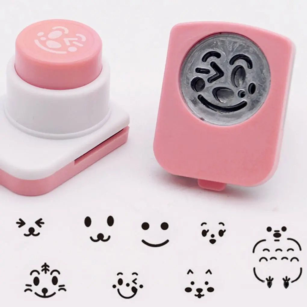 

Cartoon Nori Cutter Onigiri Punch Stamp DIY Smiling Face Sushi Tool Maker Kitchen Accessories Bento Decoration