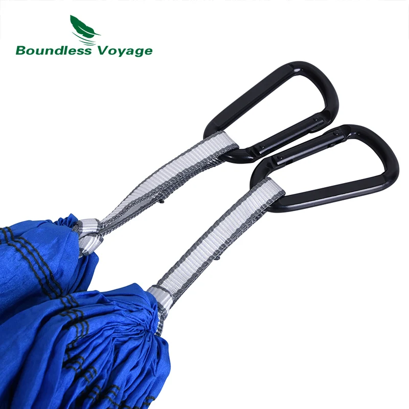 Boundless Voyage Camping Hammock with Tree Straps & Carabiners Outdoor Hanging Bed Swing Backyard Garden Hammock Anti Mosquitoes
