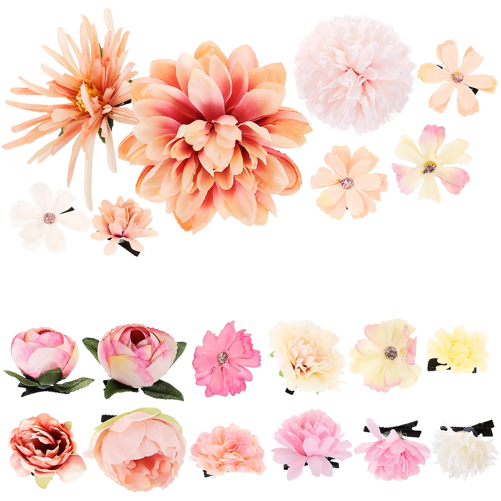 

20 шт., шпильки для волос, из шелка