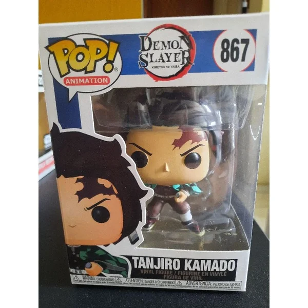 Фото Funko Pop Demon Slayer Tanjiro Kamado 867 #   Детская коллекция игрушек, фигурка в подарок №1