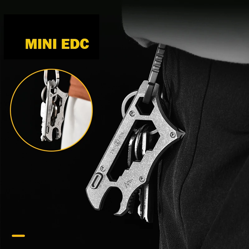 Многофункциональный нож из титанового сплава с лезвиями SK5 отвертка открывалка