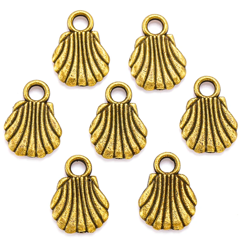 50 шт. подвеска-ракушка для ожерелья браслета серьги сделай сам изготовление