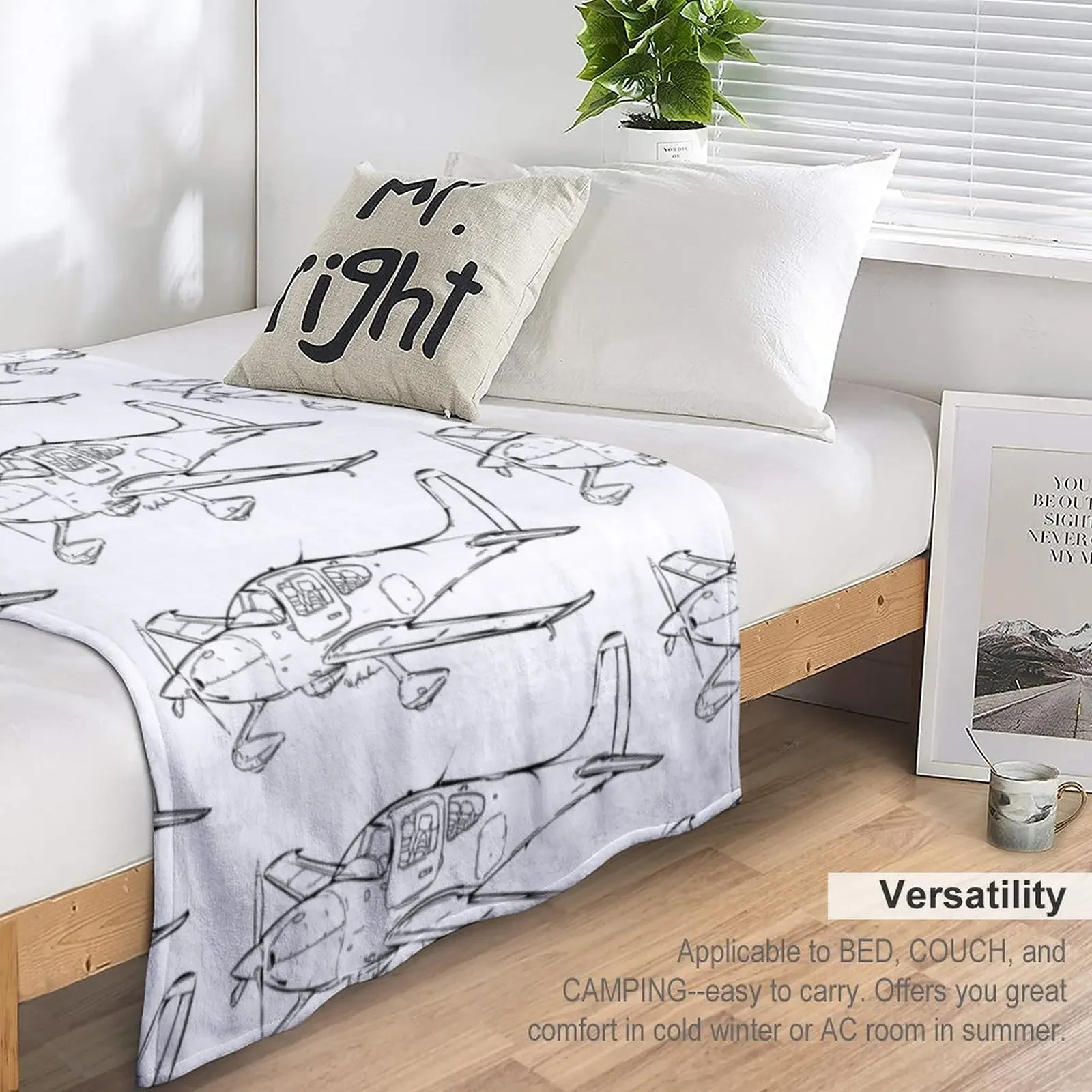 Одеяло для кемпинга Cirrus SR-22 идея подарка на День святого Валентина