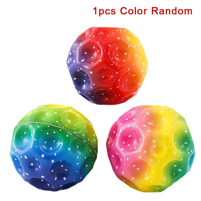 Galaxy Moon Ball Экстремальный высокий мяч Космический детские игрушки Saltarina