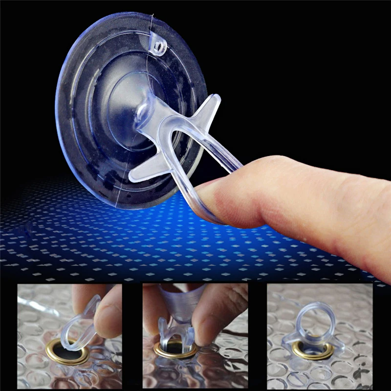 35/45mm 10 PCS Rubber Clear Suction Cup Sucker PVC Suction Cup Hook Suction Cup Car Sunshade Suction Cup 35mm Balck Suction Cup