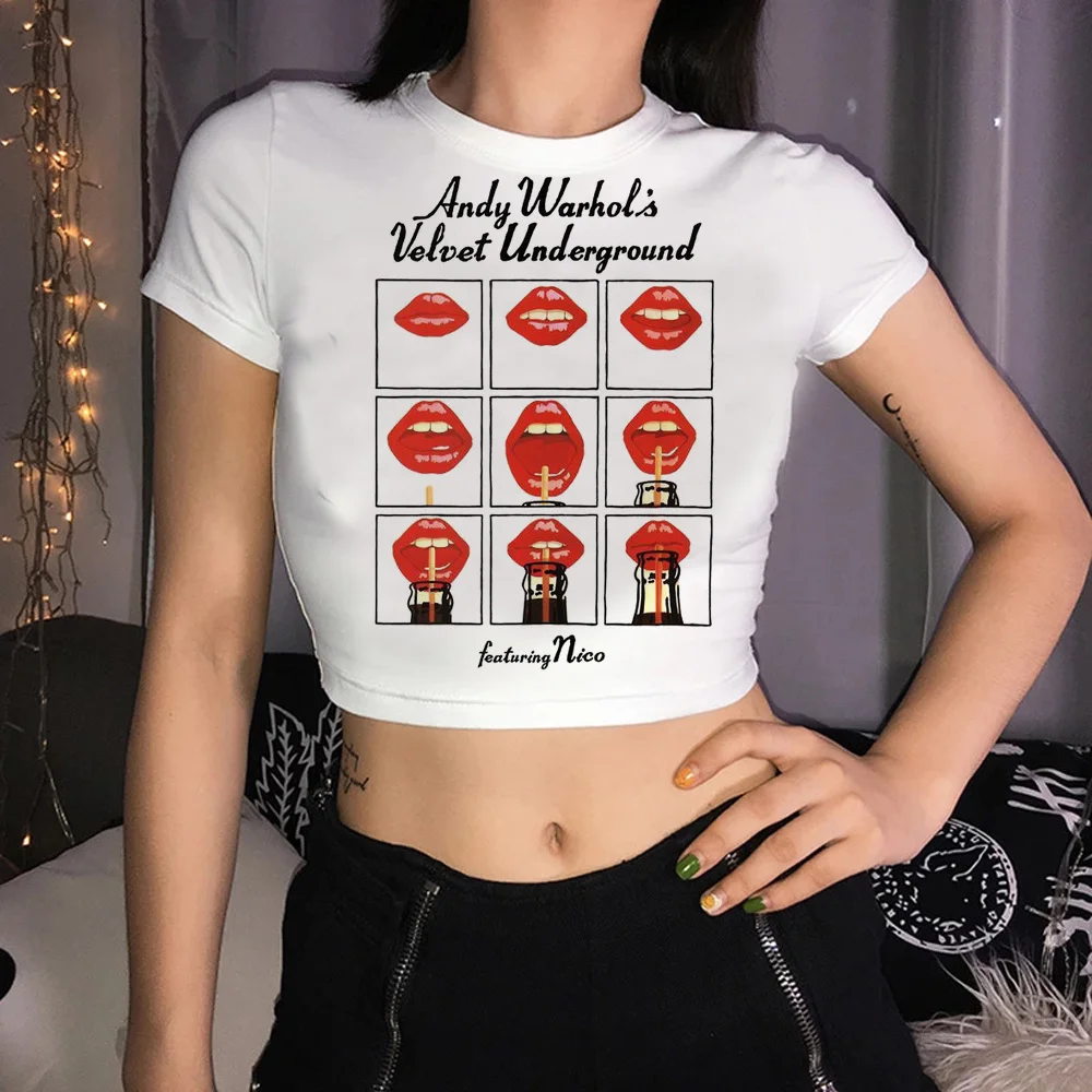 

Y2k Эстетическая футболка, уличная одежда 90-х, укороченный топ с графическим рисунком, Женский трапециевидный укороченный топ fairycore 1920-х