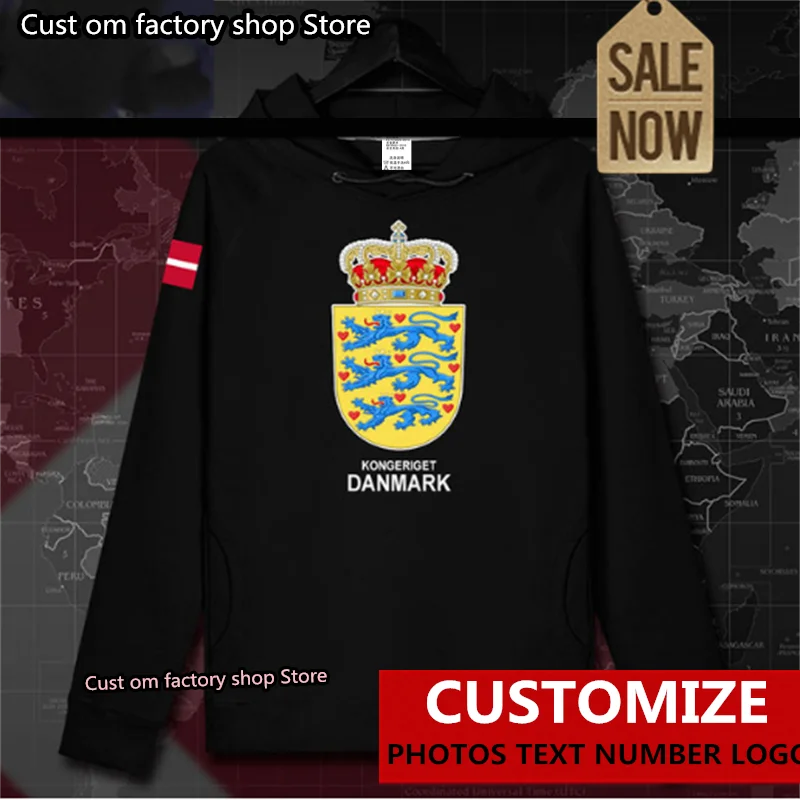 

Denmark Danish Danmark DK DNK mens hoodie pullovers hoodies Top men sweatshirt Autumn clothing hip hop tracksuit nation coat