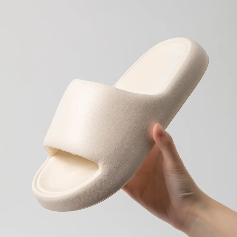 Summer EVA Thick Soled Sandals Slippers for Women's Home Bathroom Silent Slippers Anti Slip Wear Resistant Couple Slippers