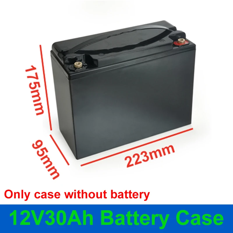 

12V 30Ah Box 12V30Ah Battery Case 4S 50A BMS Balancing Function LiFePO4 12.8V 30Ah 24V 36V 48V 18650 26650 32650 For DIY PACK