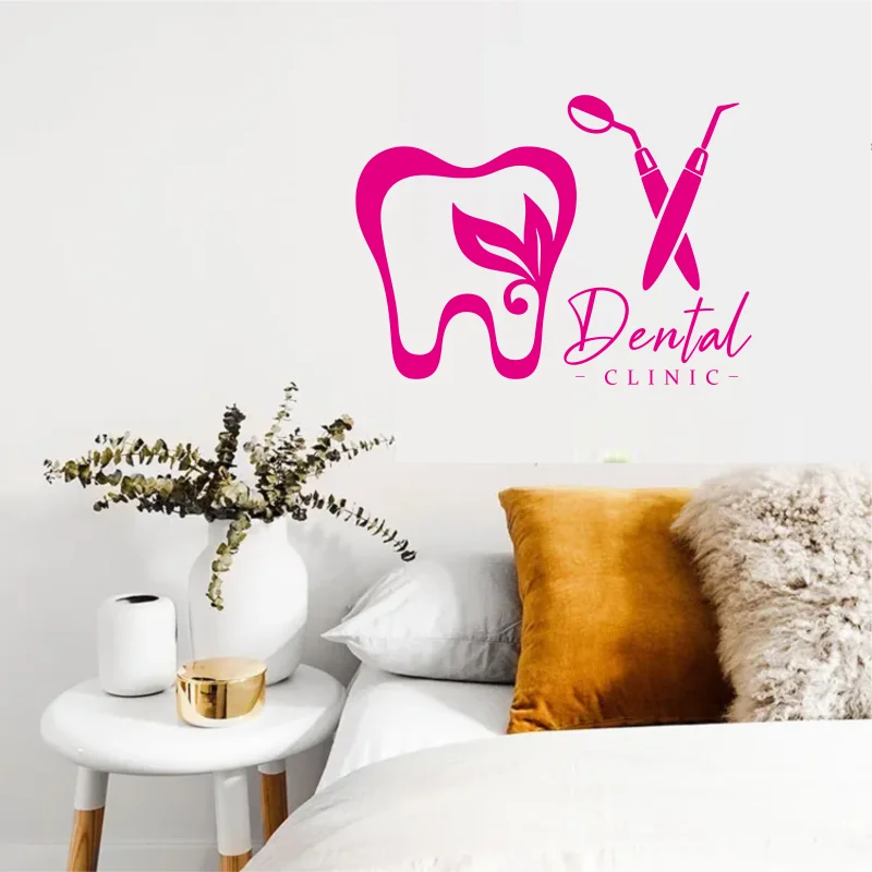 Настенная Наклейка для стоматологических клиник стоматологический уход