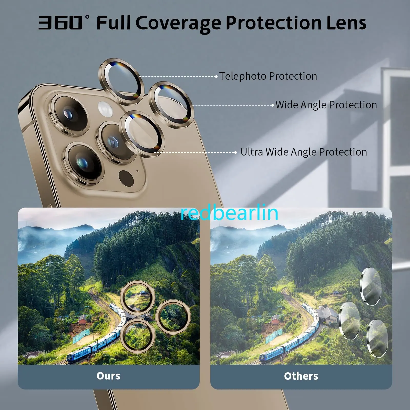 100pcs Camera Lens Back Cover Protector for IPhone 14 Pro Max 11 12 13 Pro Max Mini Camera Lens Glass With Box