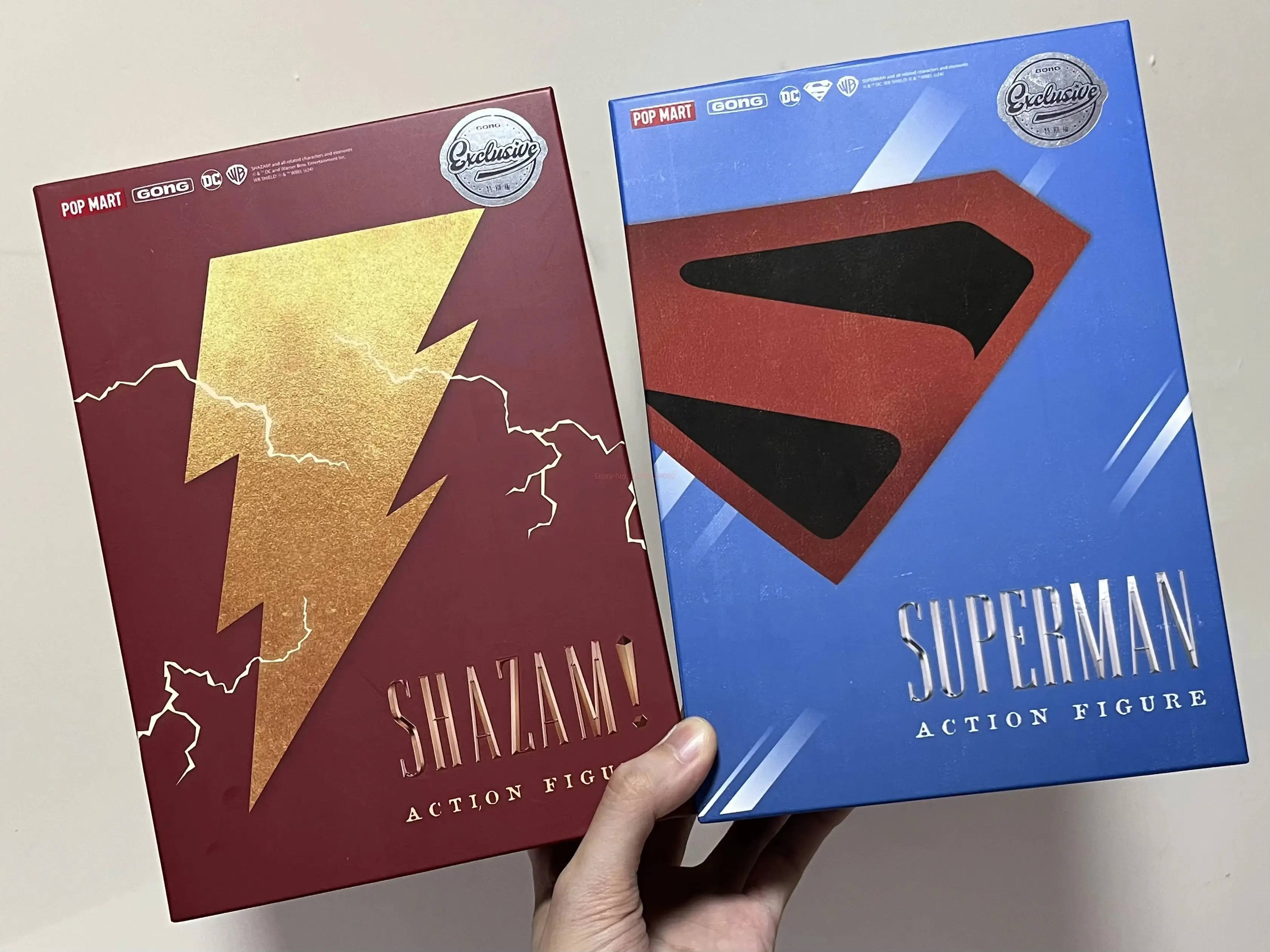 Оригинальные резонансные студии Gong Dc Heaven'S Descent Супермен Shazam 1/12 тканевая