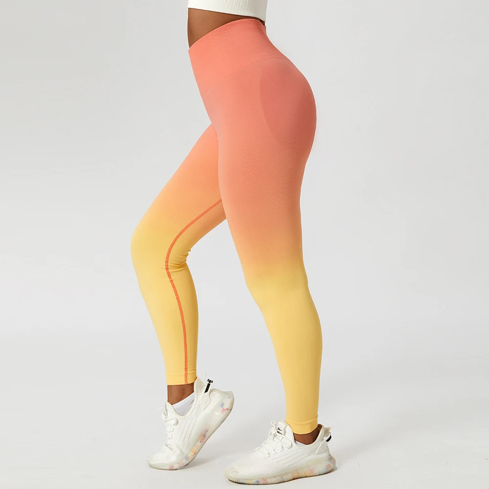 2023 Yoga Seamless Leggings Women Gym Sport Fitness Breathable High Waist Sports Gym Workout Women's Yoga Pants Tights Leggings