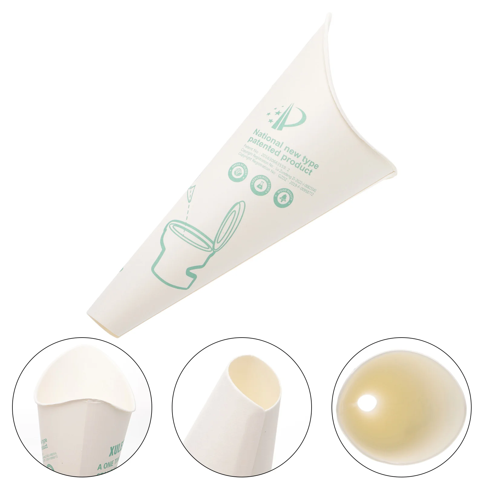 30 шт. бумажный писсуар туалет устройство для мочеиспускания женский конус