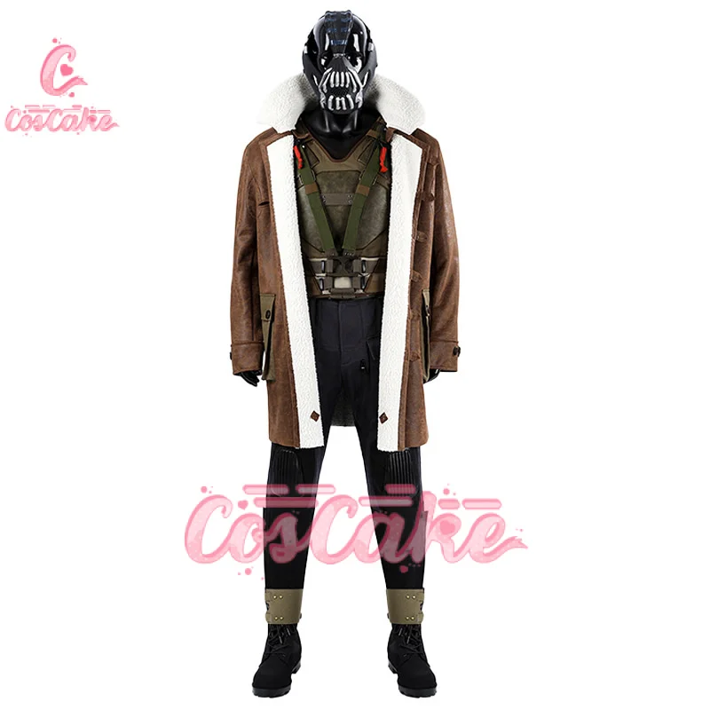 Летучая мышь Bane костюм для косплея обувь маска пальто реквизит аксессуары