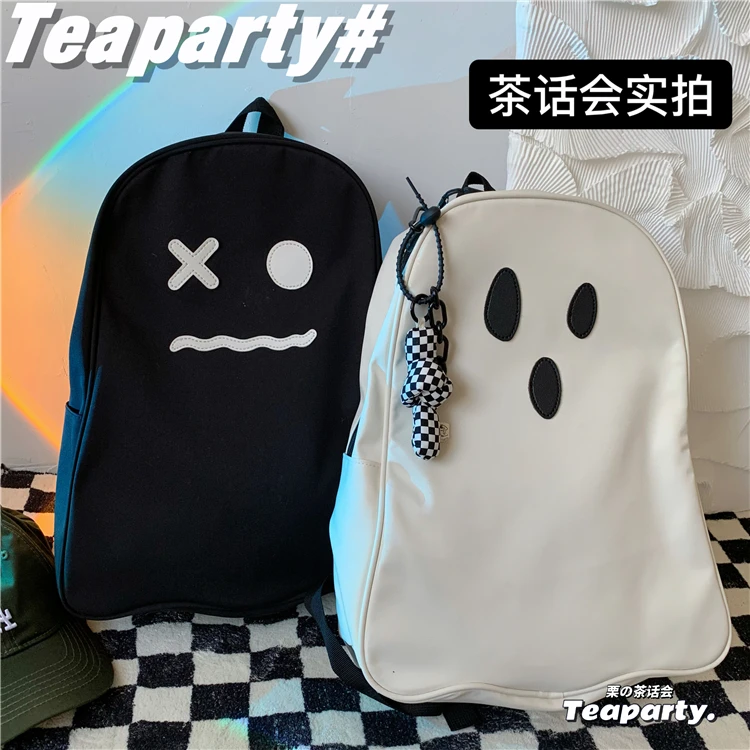 2023Women Backpack Kawaii Casual Large Capacity Korean Teenagers Water Proof Zipper Harajuku Aesthetic Softback Cute School Bags