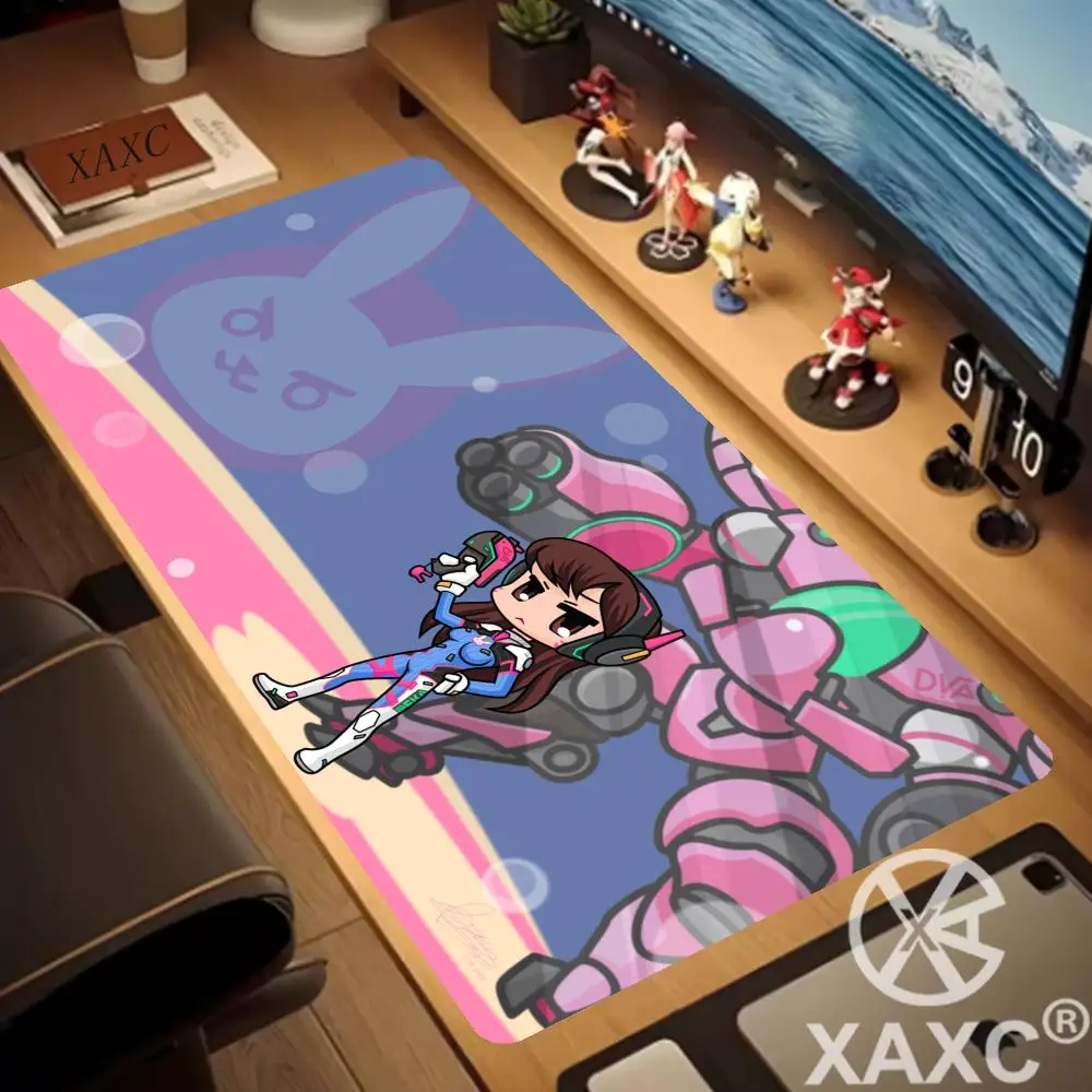 Фото Большой игровой коврик для мыши Overwatch Kawaii XXL, коврик для компьютерного стола, геймерский офисный коврик, коврик для клавиатуры, аксессуары для геймеров, коврик для мыши XAXC №1