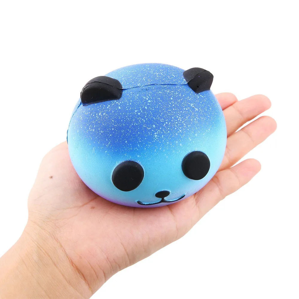 

Panda Head Slow Rising Simulation Unicorn Cat Squishy Toy Anti Stress Reliever Soft Squeeze Toy Funny Christmas Gift