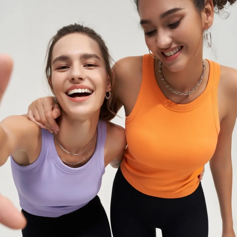 Высокоэластичный спортивный бюстгальтер с нагрудной подушечкой женское нижнее