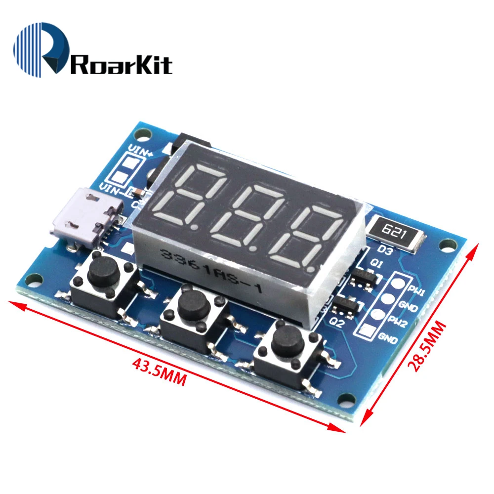 Mini 5A 90W PWM 12V Φ Модуль 4 5 V-35V Регулируемый регулятор скорости переключатель