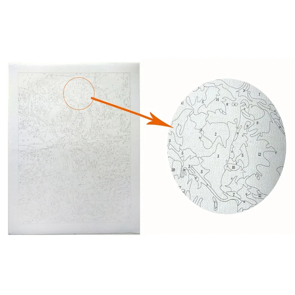 Набор для рисования по номерам сделай сам великолепные здания Настенная картина