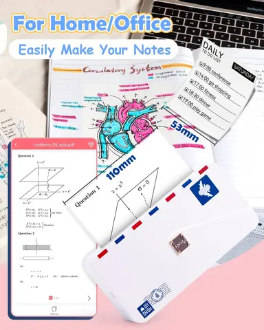 Портативный принтер Phomemo M04AS, 110 мм, 304dpi