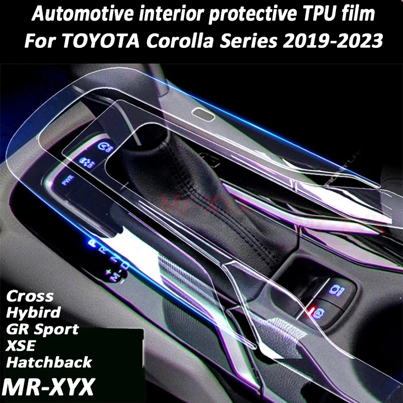 

Для TOYOTA Corolla Cross 2022 панель управления приборной панелью автомобиля, Защитная пленка для автомобильного интерьера, защитная наклейка