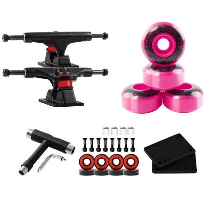

UGIN Skateboard Trucks Wheel Combination 5Inch Bridge 52X30mm 100A Wheels Long Board Parts Skateboard Parts