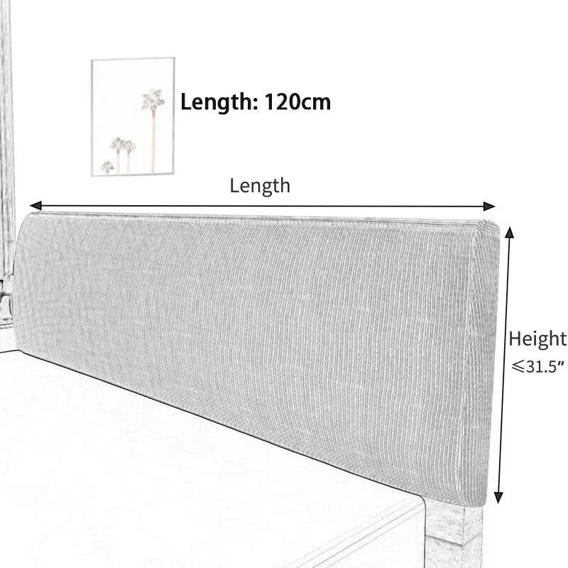 Чехол на изголовье кровати сплошной цвет чехол все включено гибкий съемный