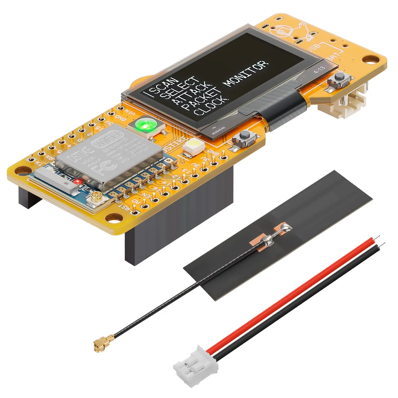 Программное обеспечение DSTIKE WiFi Deauther v3 ESP8266 2 4 ГГц с макетной - Цена: 1459.01