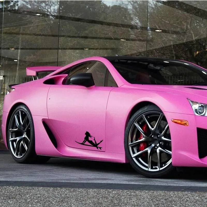 17*11 см сексуальная девушка в стиле серфинга автомобильный бампер аксессуары для