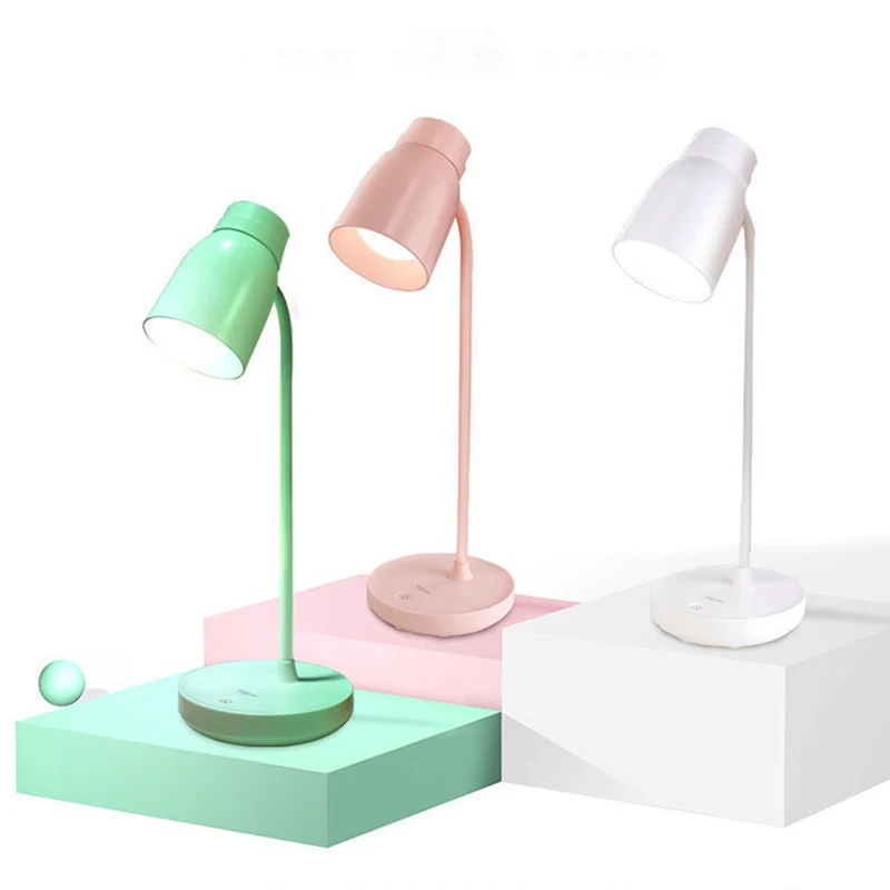 

Usb Led Bureaulamp Opvouwbare Dimmen Touch Draagbare Lamp Usb Oplaadbare Slaapkamer Bedlampje Oogbescherming Leeslamp