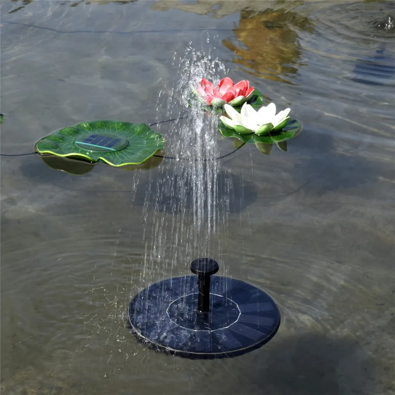 

Garden Decoration Outdoor Mini Solar Water Fountain Pool Pond Waterfall Fountain Bird Bath Solar Panel Powered Tuin Decoratie