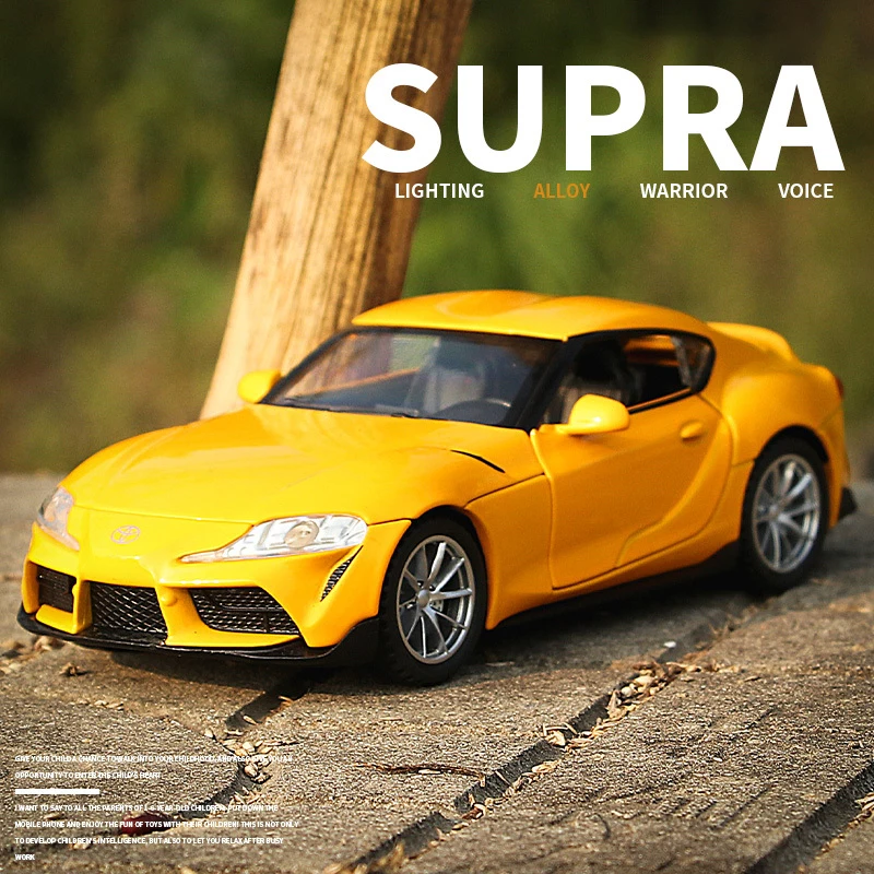 

1:32 TOYOTA Supra GR Supercar Toy Alloy Car Diecasts & Toy Vehicles Car Model Miniature Scale Model Toys for Children A161