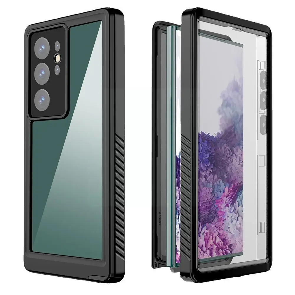 

Ip68 Водонепроницаемый для S23 Ultra Plus полностью закрытый телефон под водой для дайвинга прозрачные чехлы W8g5