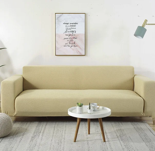 

Simple and pure color sofa cushion cover, all-inclusive elastic sofa cover, em9 combination sofa coverKWJ17-01-17