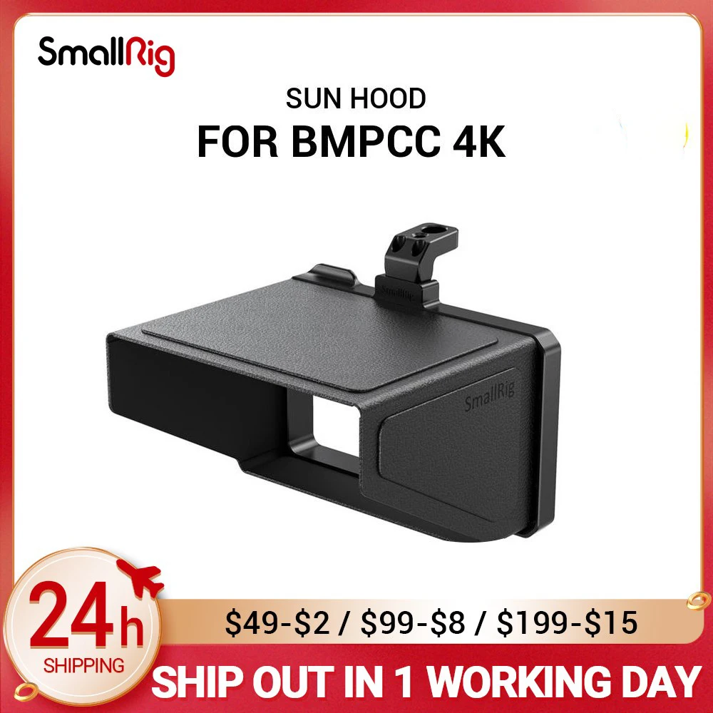 

SmallRig BMPCC 6K Camera Sun Hood for BMPCC 4K & 6K Blackmagic Design Pocket Cinema Camera 4K & 6K 2299