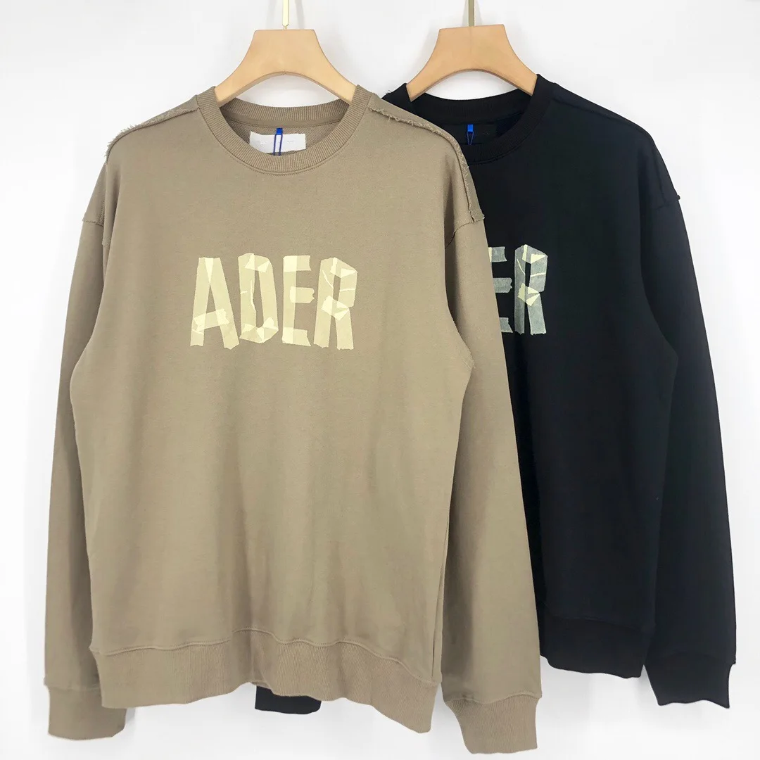 

Adhesive Tape Style Classic Logo Printing Ader Error Sweatshirts Men Women High Quality Adererror Hoodie Pullovers Streetwear