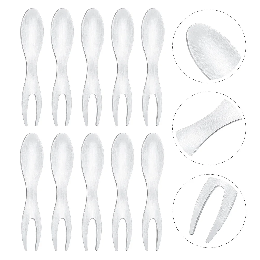 

Forks Picks Cornfork Mini Dessert Bbq Steel Stainless Appetizer Skewers Cocktail Holders Fruit Rainbow Kitchen Accessories