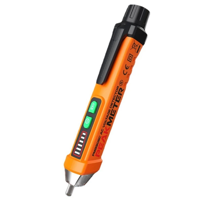 

Electrical Pen Detector Buzzer Flashlight Auto-off High Accuracy Testing Pen